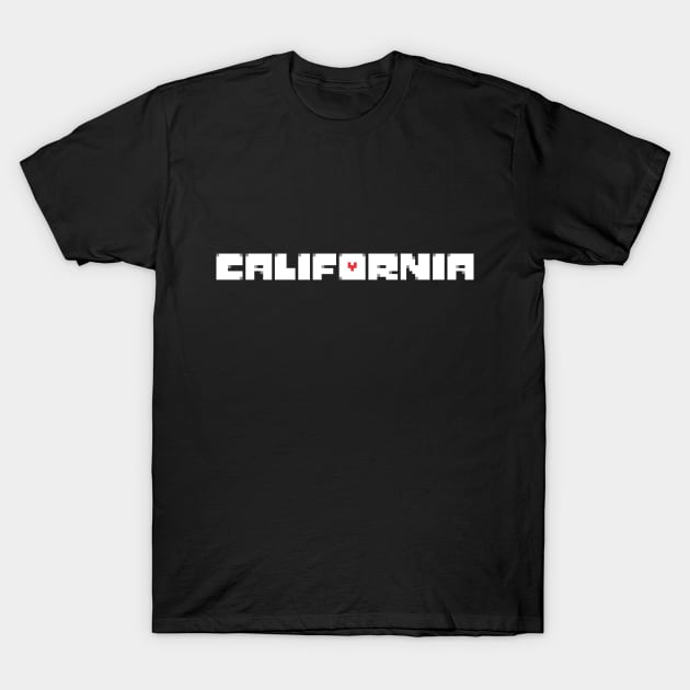 love california T-Shirt by prettyguardianstudio